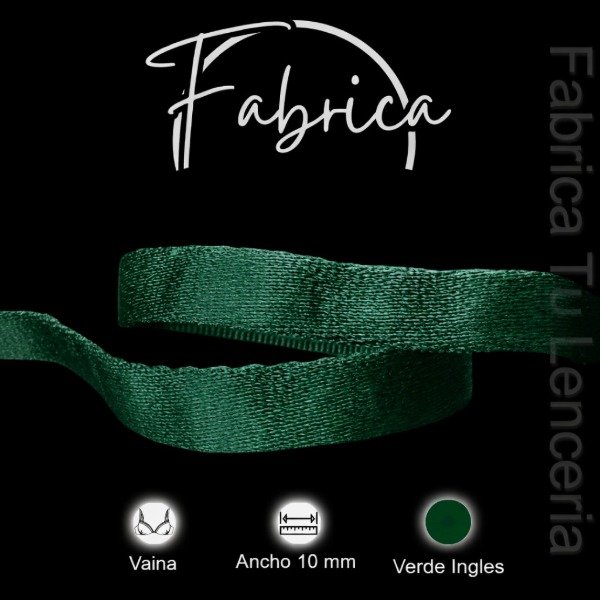 Producto - Vaina Verde Inglés 10mm curva (1 metro)