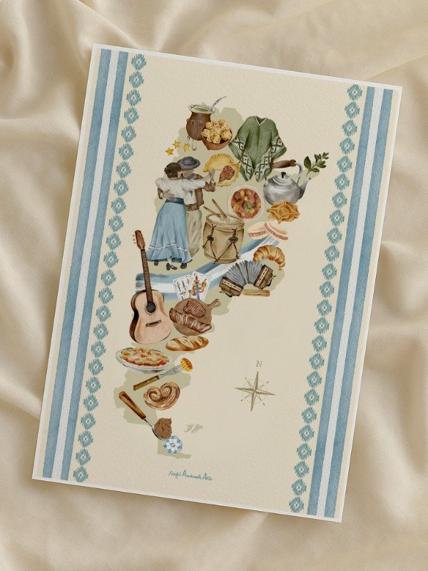 Producto - Lámina tradición Argentina A4