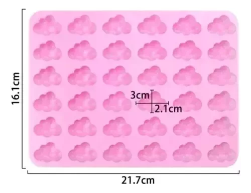 Producto - Molde silicona mini nubecitas - 2