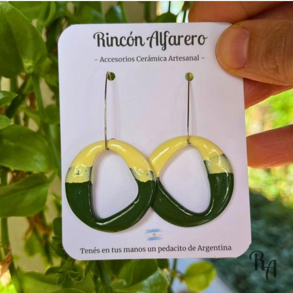 Producto - Pendientes Río de Janeiro - redondos grandes