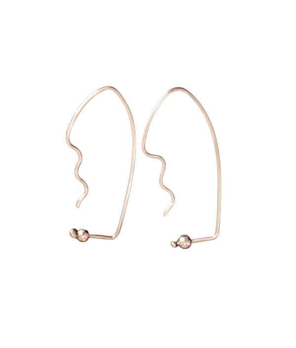 Producto - Aros "línea y punto"