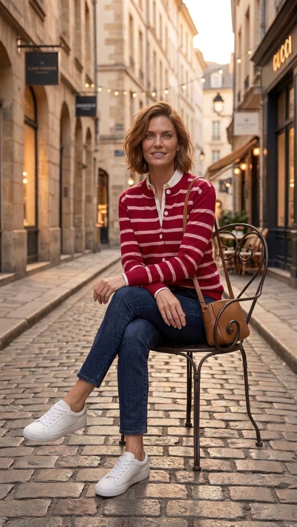 Producto - Cardigan Manhattan Rayas, Saco Tejido Milán - 4