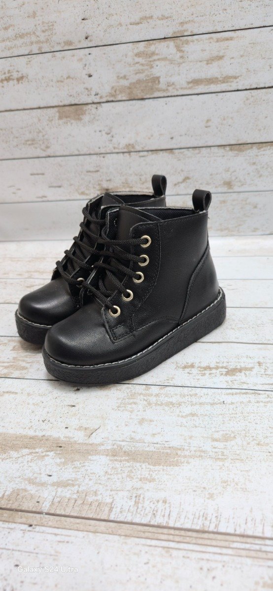 Producto - borcego niños negro del 27 al 34 - 0
