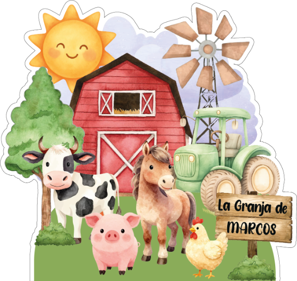 Producto - SERVILLETERO TEMATICO GRANJA