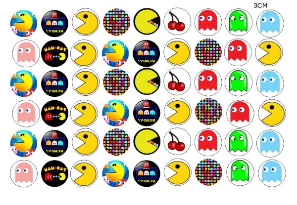 Producto - LAMINA COMESTIBLE PACMAN 3 - 3
