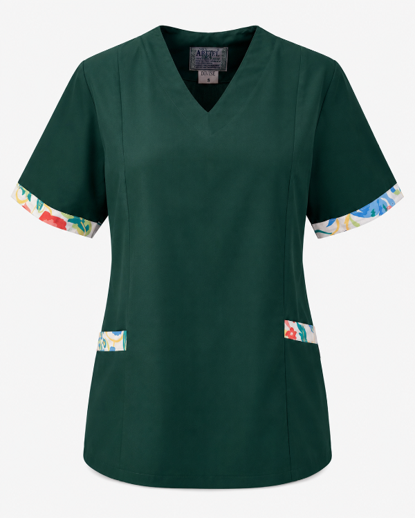 Producto - Chaqueta verde inglés con vivo estampado