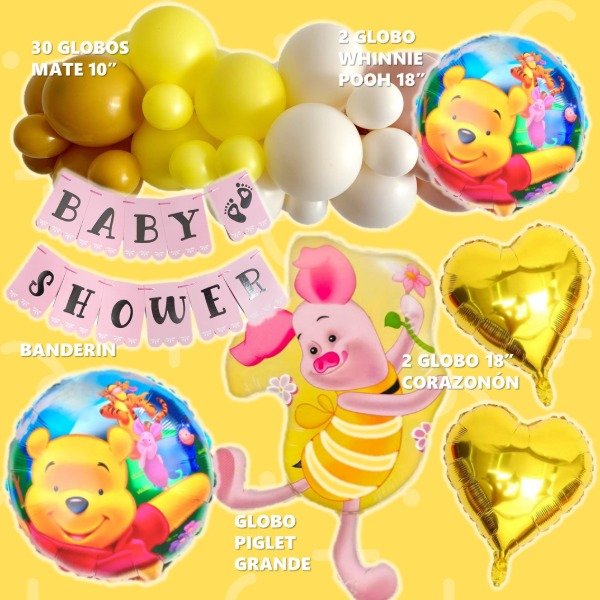 Producto - COMBO GLOBOS BABY SHOWER PIGLET