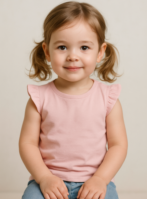 Producto - Musculosa Rosa Volados Nena