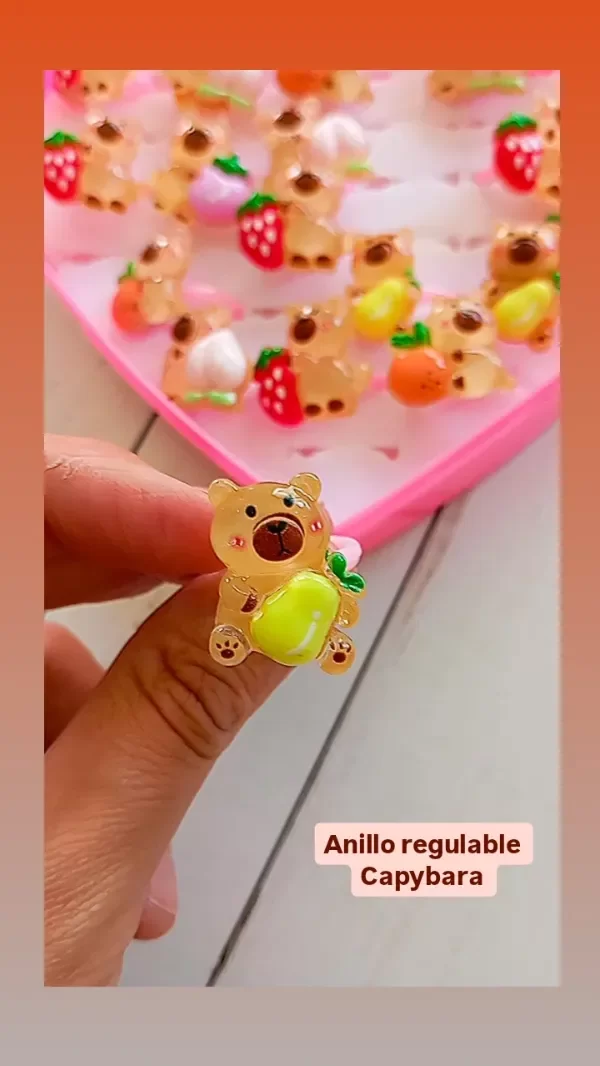 Producto - ANILLO REGULABLE CAPYBARA