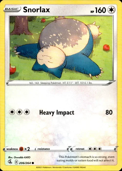 Producto - Snorlax - 206/264 - Fusion Strike