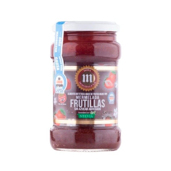 Producto - Mermelada de Frutilla con Stevia x 400g SIN TACC - Doña Magdalena