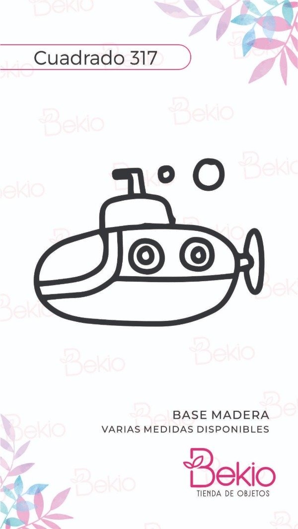 Producto - Sello Cuadrado 317 - Submarino