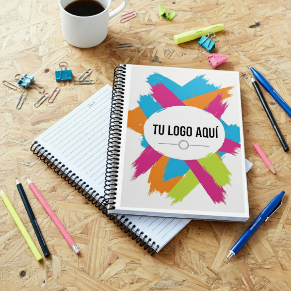 Producto - Cuaderno A5 21 x 15 Cm Personalizado Tapa Flexible 50 Hojas