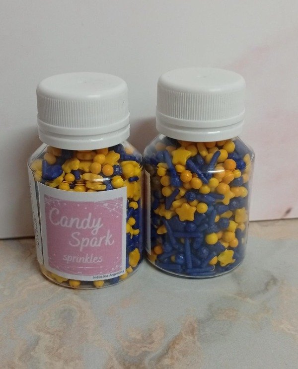 Producto - Sprinkles azul y amarillo x35g