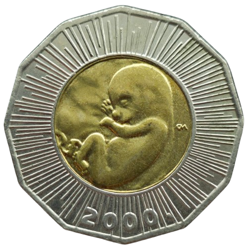 Producto - Croaacia 25 Kuna 2000 Milenio - Feto humano Km#65 XF