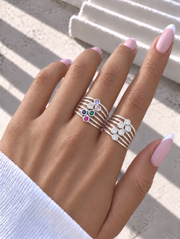 Producto - ANILLO DE PLATA CUBICS 0079