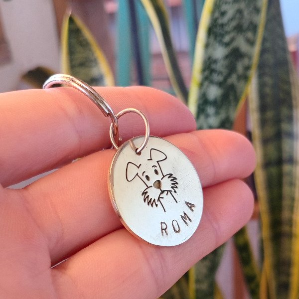 Producto - Chapita identificatoria Roma