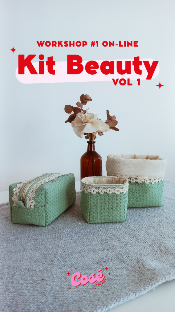 Producto - Workshop - Kit Beauty Vol 1 - Clase paso a paso y Moldes digitales - leer