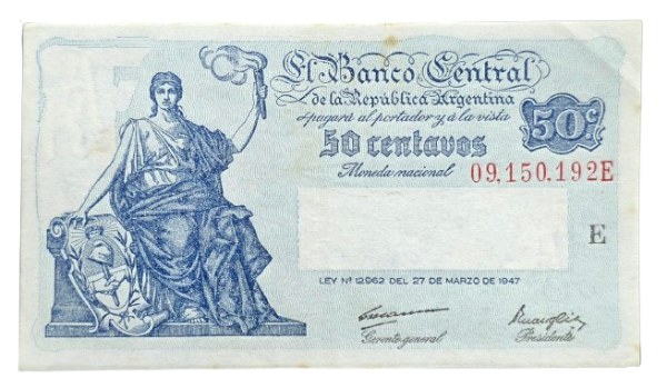 Producto - 50 Centavos - Progreso (Carreras - Maroglio) Bott.1809 VF+c/ox