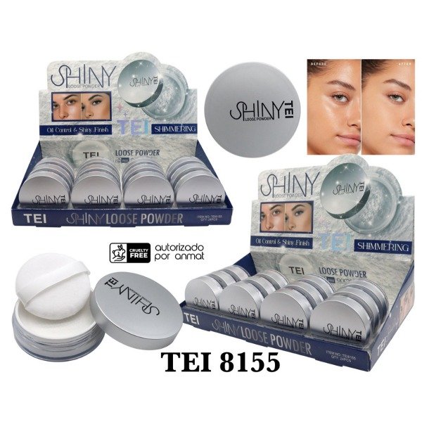 Producto - POLVO TRASLUCIDO CON BRILLO SHINY TEI COSMETICA TEI8155