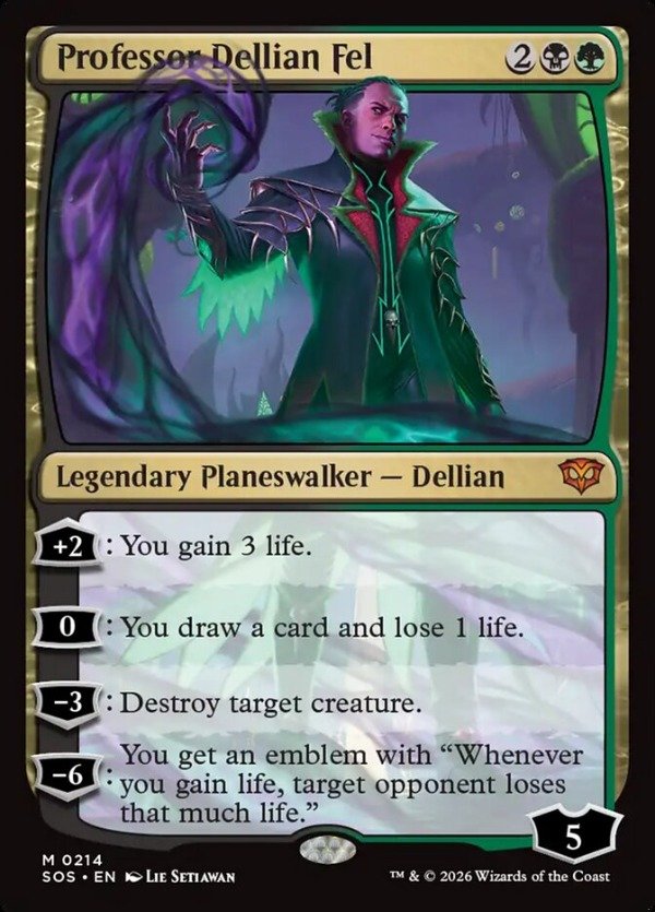 Producto - Professor Dellian Fel #214  Secrets of Strixhaven