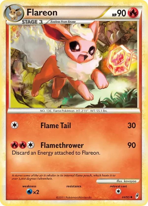 Producto - Flareon 44/95 HeartGold and SoulSilver: Call of Legends