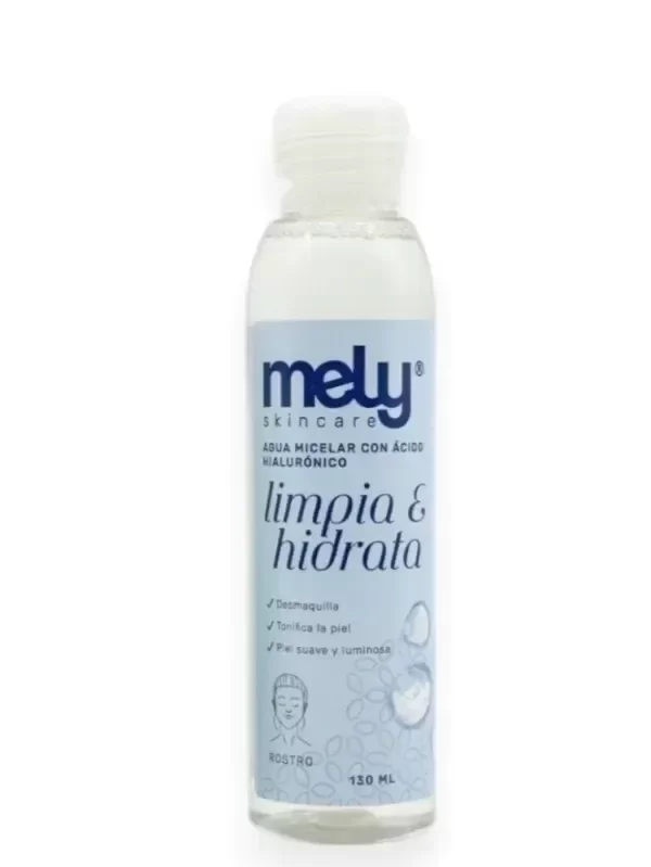 Producto - Agua micelar Mely con ácido hialurónico