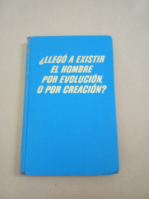 Producto - Llegó a existir el hombre por evolución - Autores varios - Watchtower bible 1968