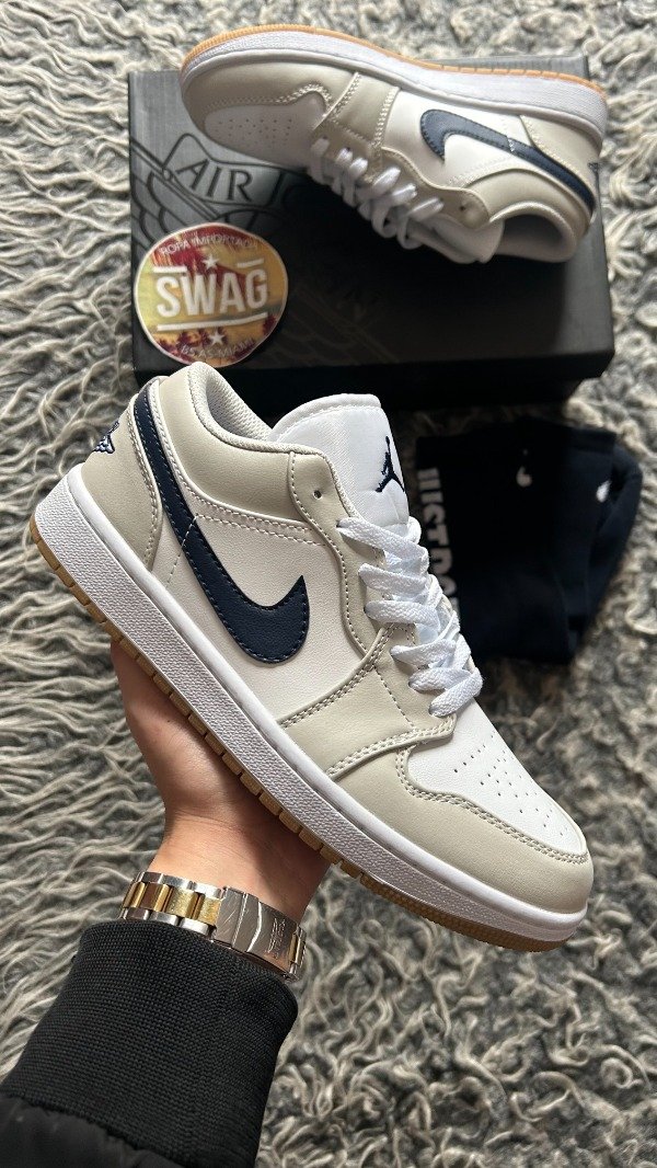 Producto - JORDAN RETRO 1 LOW NAVY GREY