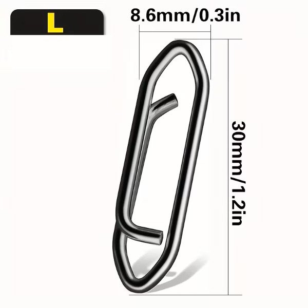 Producto - Mosqueton Snap Ottoni de Enlace Rapido Tamaño L x 20 unidades Acero Inoxidable - 1