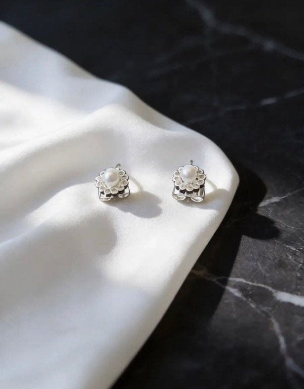 Producto - Aros Perlas en Flor