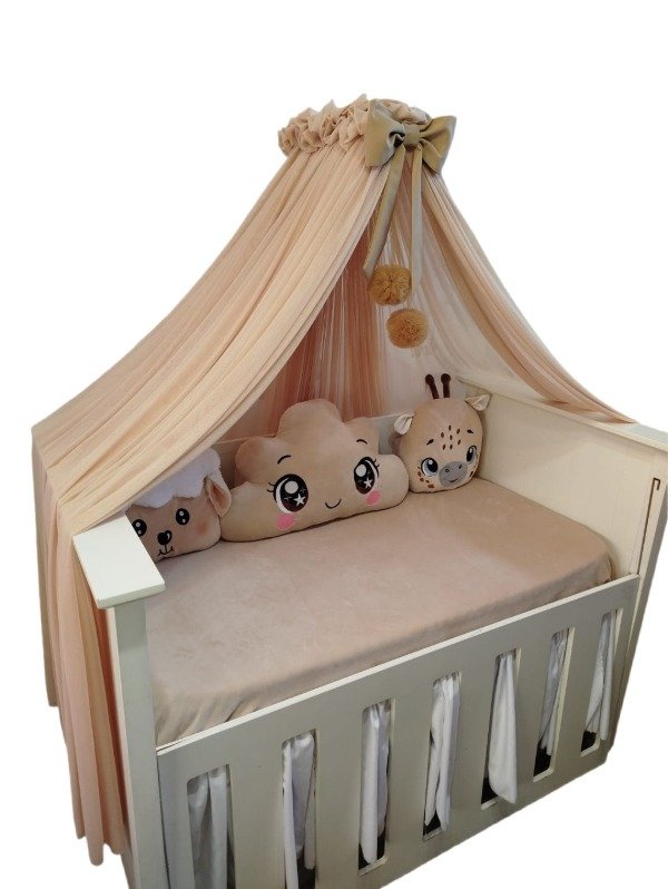 Producto - Dosel de Tul de Novia Beige - 1