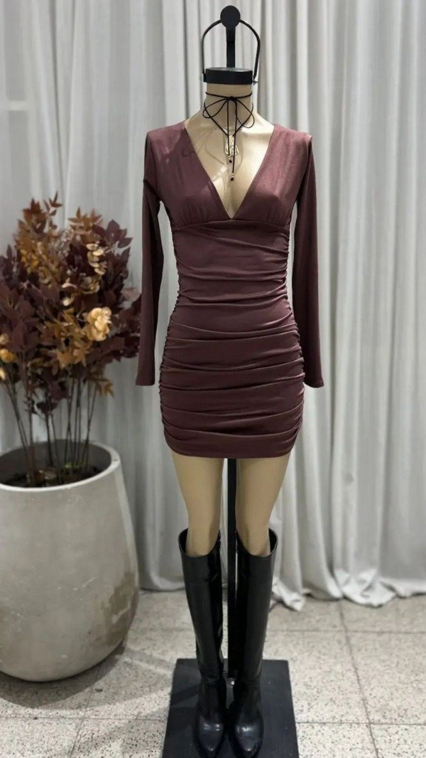 Producto - VESTIDO MARILYN MODAL SOFT CHOCOLATE