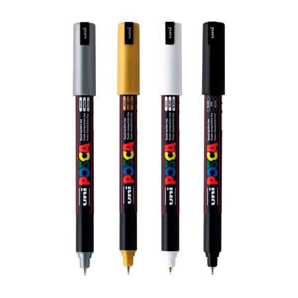 Producto - Marcador de Pintura PC-1MR Oro Posca UNIBALL