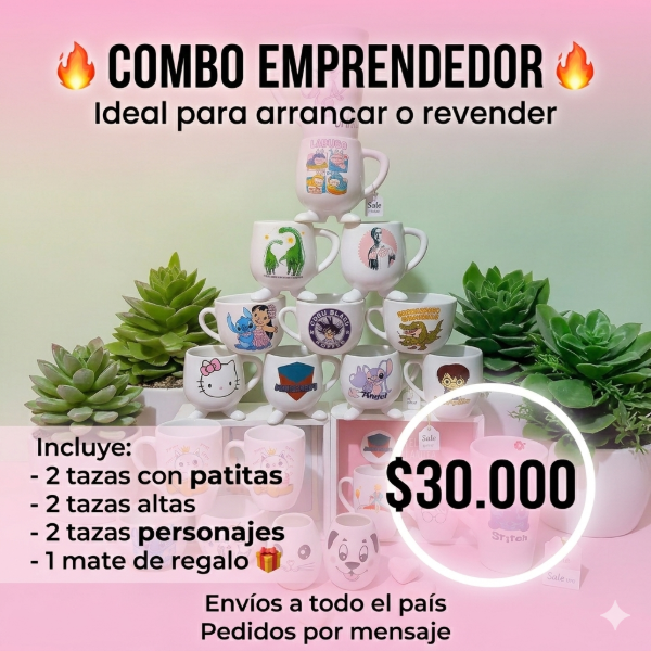 Producto - COMBO EMPRENDEDOR "PERSONAJES
