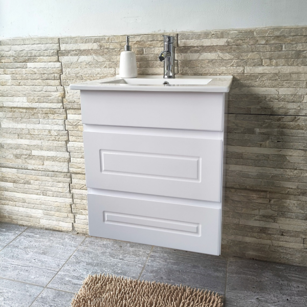 Producto - Vanitory de 50 cm colgante blanco