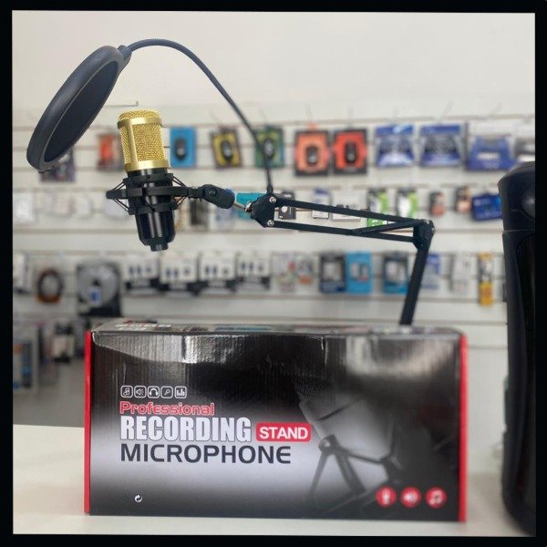 Producto - Kit Microfono Condensador Para Stream Profesional Con Brazo