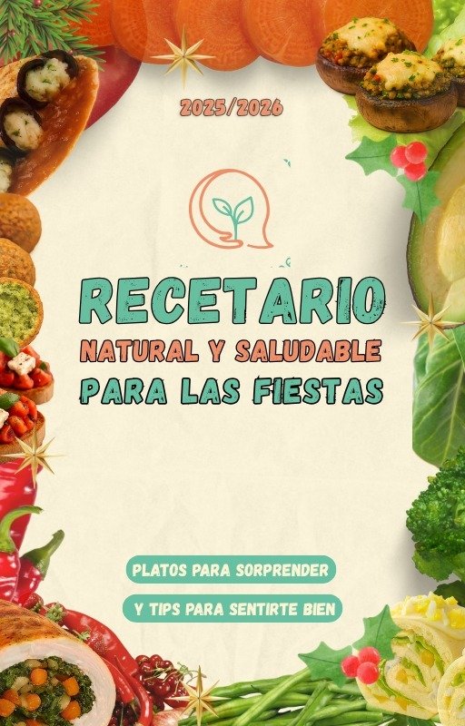 Producto - Recetario Natural y Saludable para las fiestas