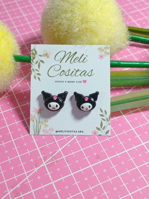 Producto - Aritos Kuromi Pasante
