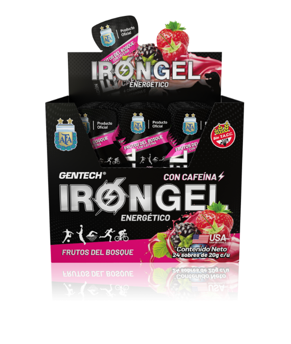 Producto - Iron Gel Con Cafeina X 24u 20gr Unid Gentech Sin Tacc