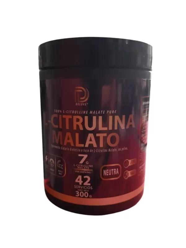 Producto - L- Citrulina Malato Deluxe 300gr 42 servicios sabor neutro
