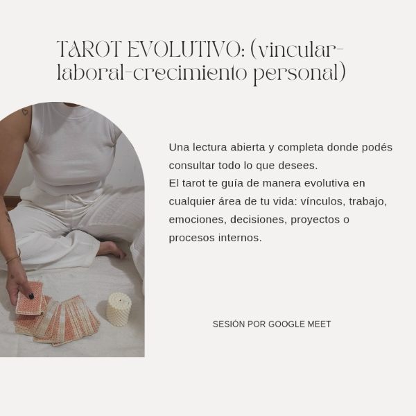 Producto - Tarot evolutivo: vincular-laboral-crecimiento personal