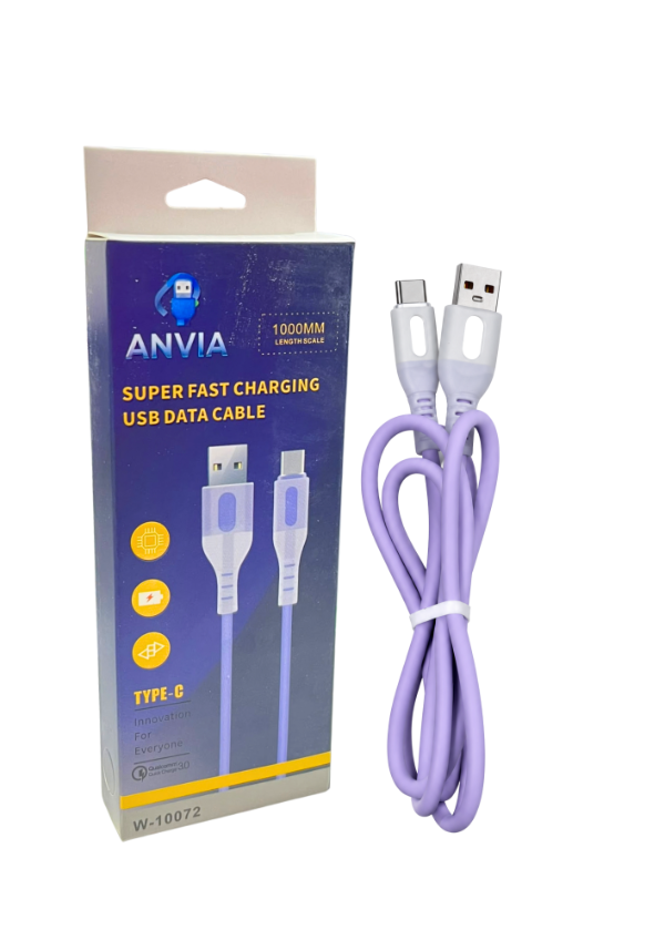 Producto - CABLE USB A C ANVIA 10072 #6923441457506