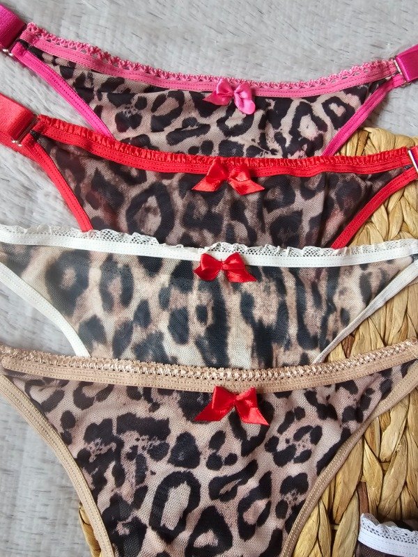 Producto - COLALES regulables bretel ancho PRINT con transparencia PACK x3 - 1