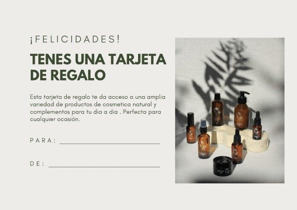 Producto - Tarjeta de regalo B