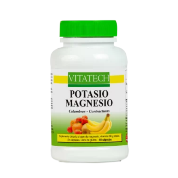 Producto - Vitatech Potasio + Magnesio x 60 cápsulas