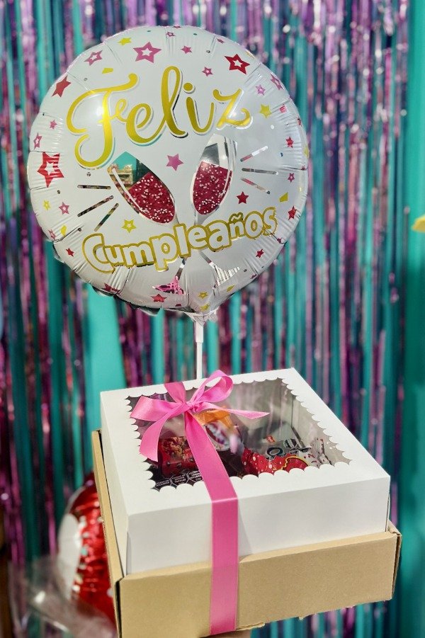 Producto - Box FELIZ CUMPLE - Golosinas + Globo
