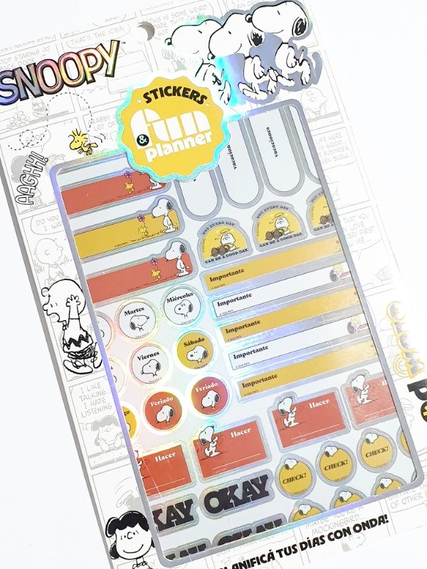 Producto - Stikers planificador Wero Snoopy