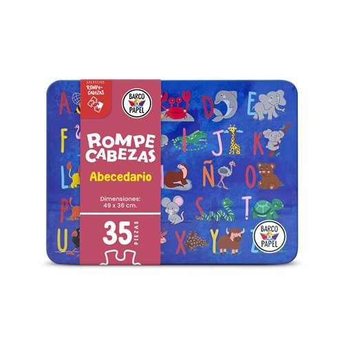 Producto - Rompecabezas en lata 35 piezas - Abecedario