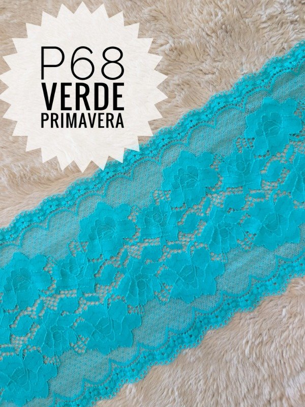 Producto - P68 PUNTILLA  VERDE PRIMAVERA 16 CM